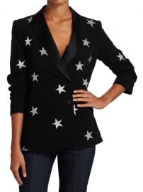 Lila Mini Metallic Star Blazer at Saks Fifth Avenue